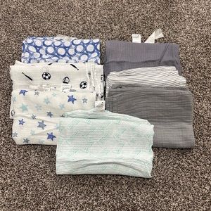 Baby Muslin Swaddle Blankets